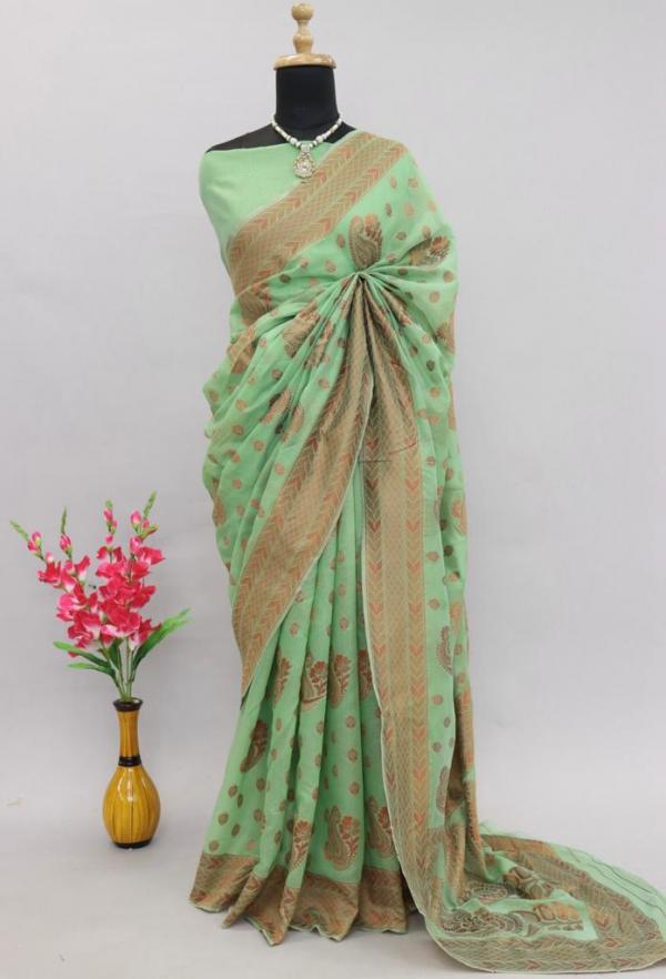 Cl1 Soft Linen Casual Wear Silk Designer Saree Collection